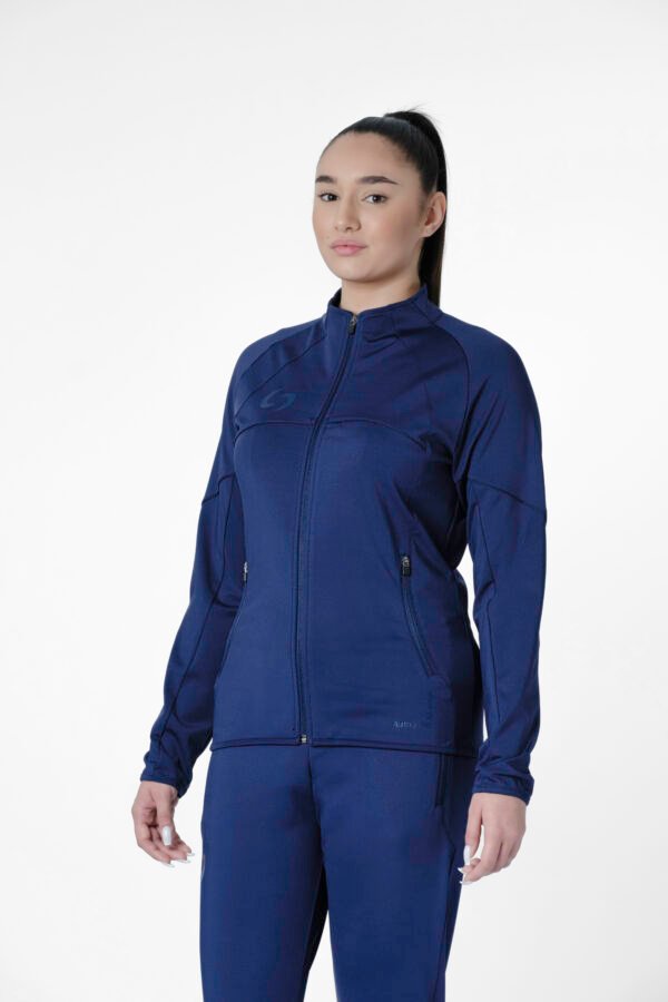 S-cut training tracksuit jacket (navy blue/navy blue)