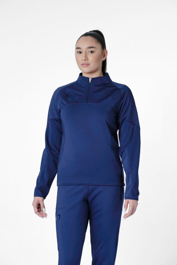 S-cut training tracksuit top (navy blue/navy blue)