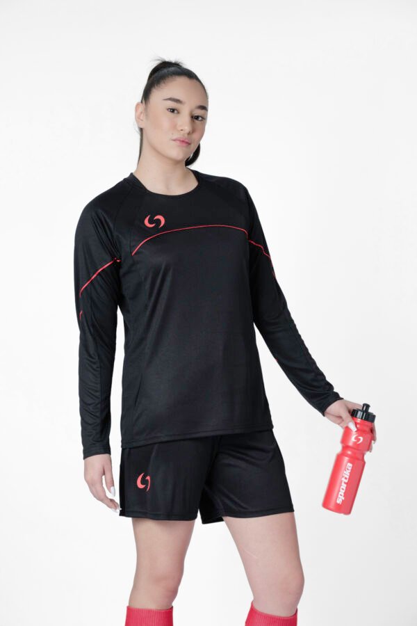 S-cut shorts (black/red)